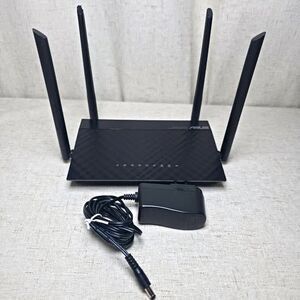 ASUS Dual-Band Wi-Fi Router, Gigabit, 4 LAN Ports, Black